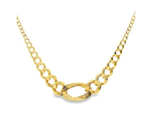 18K Yellow Gold Link Necklace